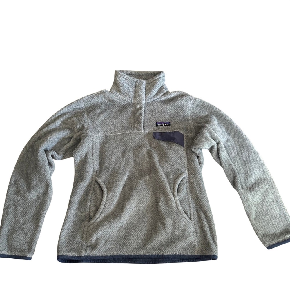Patagonia Re-Tool Pullover Women's Fleece Gray Polartec Gorpcore Granola Small
